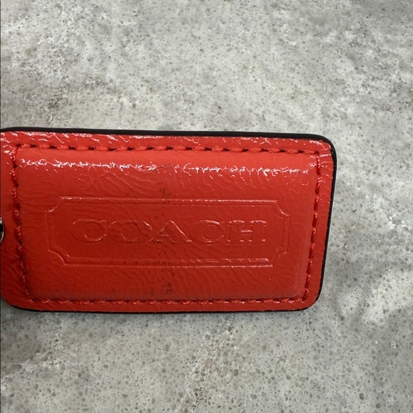 Coach Vibrant Red Zebra Crossbody Bag. 9.5 x 9 in - Picture 2 of 8